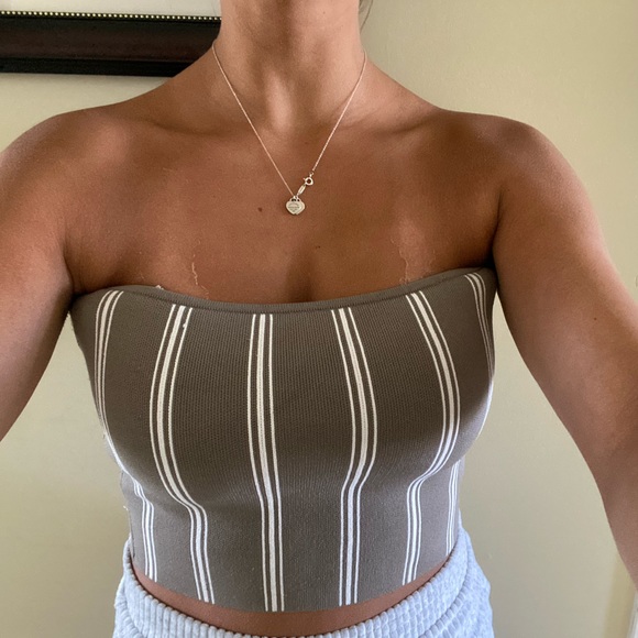 Babaton Tops - Aritzia Babaton Sculpt Knit Tube Top